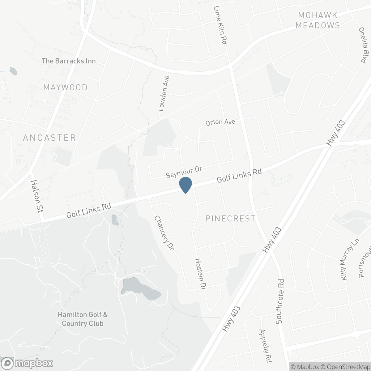 447 GOLF LINKS ROAD, Ancaster, Ontario L9G 4X6